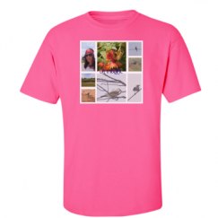 Unisex Ultra Cotton Safety Neon Crewneck Tee