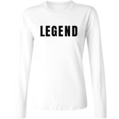 Ladies Relaxed Fit Basic Long Sleeve Tee
