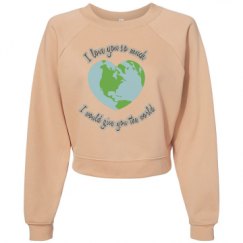 Women's Raglan Pullover Fleece