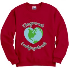 Unisex Film and Foil Crewneck Sweatshirt