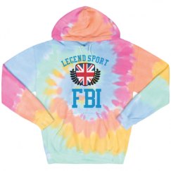 Unisex Tie-Dye Fleece Hoodie