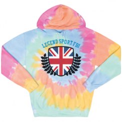 Unisex Tie-Dye Fleece Hoodie