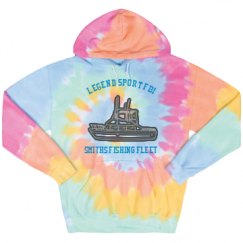 Unisex Tie-Dye Fleece Hoodie