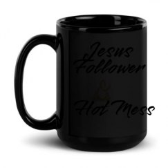 15oz Black Glossy Mug