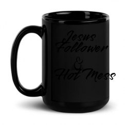 15oz Black Glossy Mug