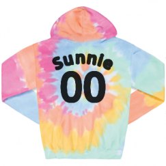 Unisex Tie-Dye Fleece Hoodie