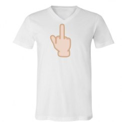 Unisex V-Neck Jersey Tee