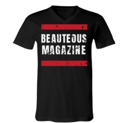 Unisex V-Neck Jersey Tee