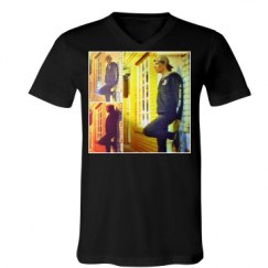 Unisex V-Neck Jersey Tee