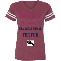 Ladies Relaxed Fit Vintage Sports Tee