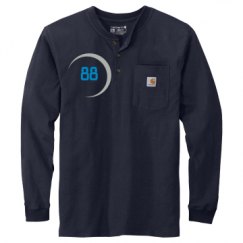 Unisex Carhartt Long Sleeve Henley Tee 