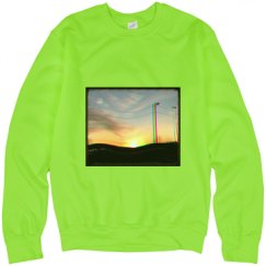 Unisex Neon Crewneck Sweatshirt