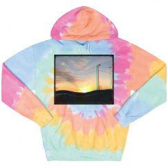 Unisex Tie-Dye Fleece Hoodie