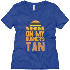 Ladies Relaxed Fit V-Neck Tee