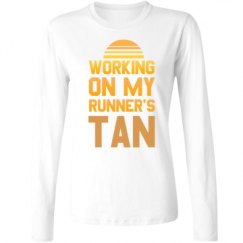 Ladies Relaxed Fit Basic Long Sleeve Tee