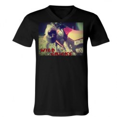 Unisex V-Neck Jersey Tee