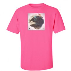 Unisex Ultra Cotton Safety Neon Crewneck Tee