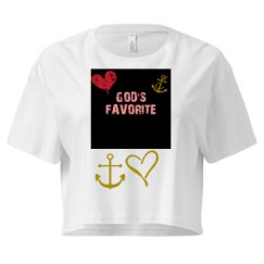 Ladies Festival Cali Crop Top Tee