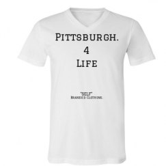 Unisex V-Neck Jersey Tee