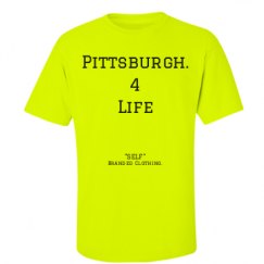 Unisex Ultra Cotton Safety Neon Crewneck Tee