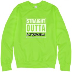 Unisex Neon Crewneck Sweatshirt