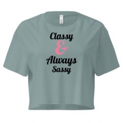 Ladies Festival Cali Crop Top Tee