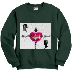 Unisex Film and Foil Crewneck Sweatshirt