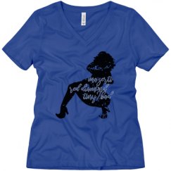 Ladies Relaxed Fit V-Neck Tee