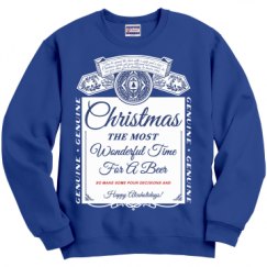 Unisex Film and Foil Crewneck Sweatshirt