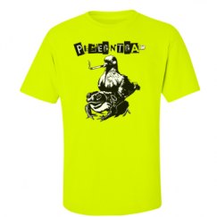 Unisex Ultra Cotton Safety Neon Crewneck Tee