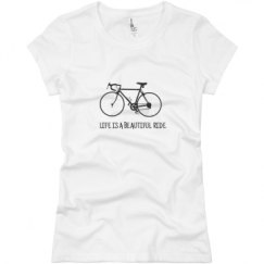 Ladies Slim Fit Basic Promo Jersey Tee