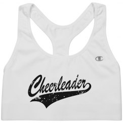 'Cheerleader' sports bra