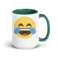 15oz Ceramic Mug with Color Inside