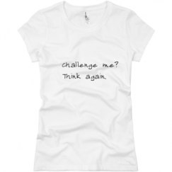 Ladies Slim Fit Basic Promo Jersey Tee