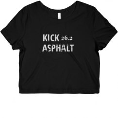 Ladies Slim Fit Crop Top Tee