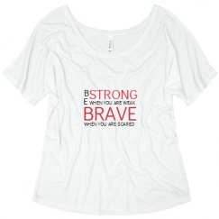 Ladies Flowy Slouchy Tee