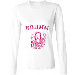 Ladies Relaxed Fit Basic Long Sleeve Tee