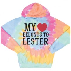 Unisex Tie-Dye Fleece Hoodie