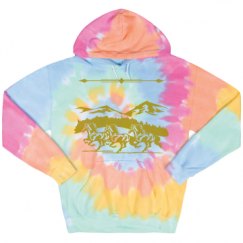 Unisex Tie-Dye Fleece Hoodie