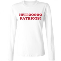 Ladies Relaxed Fit Basic Long Sleeve Tee