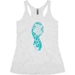 Ladies Slim Fit Super Soft Racerback Triblend Tank