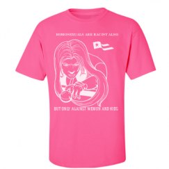 Unisex Ultra Cotton Safety Neon Crewneck Tee