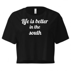 Ladies Festival Cali Crop Top Tee