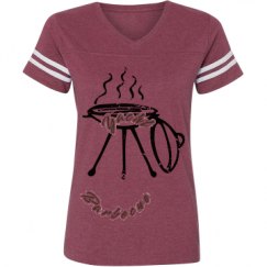 Ladies Relaxed Fit Vintage Sports Tee
