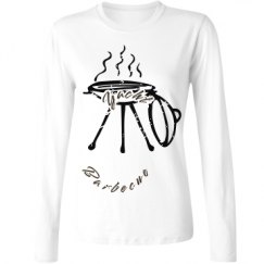 Ladies Relaxed Fit Basic Long Sleeve Tee