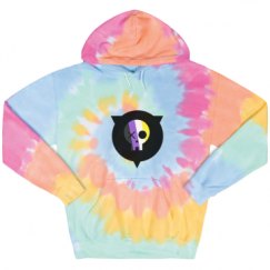 Unisex Tie-Dye Fleece Hoodie