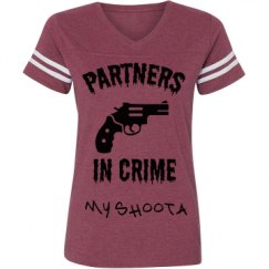 Ladies Relaxed Fit Vintage Sports Tee