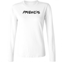 Ladies Relaxed Fit Basic Long Sleeve Tee