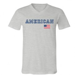 Unisex V-Neck Jersey Tee