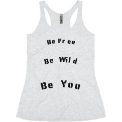 Ladies Slim Fit Super Soft Racerback Triblend Tank